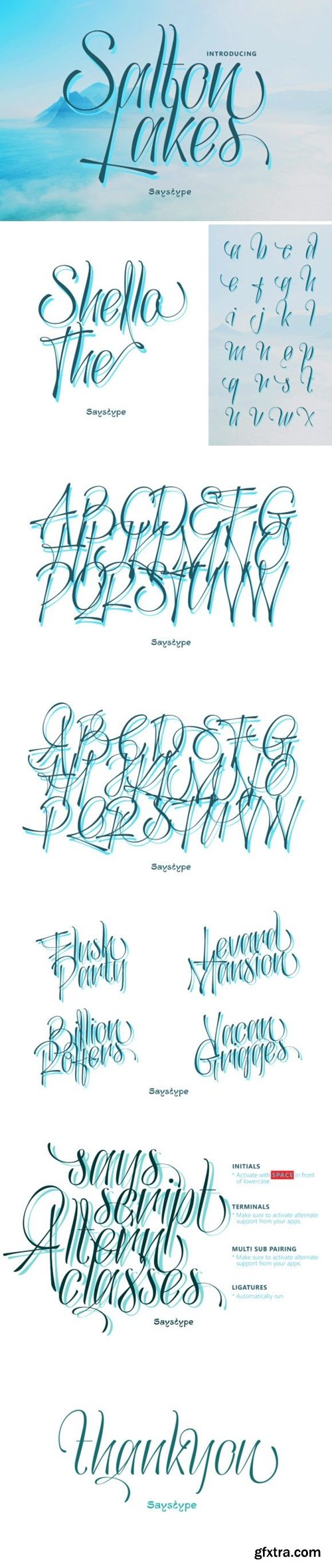 Salton Lakes Font