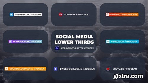 Videohive Colorful Social Media Lower Thirds 45497109 Videohive Colorful Social Media Lower Thirds 45497109