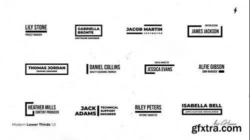 Videohive Modern Lower Thirds - AE 45458159