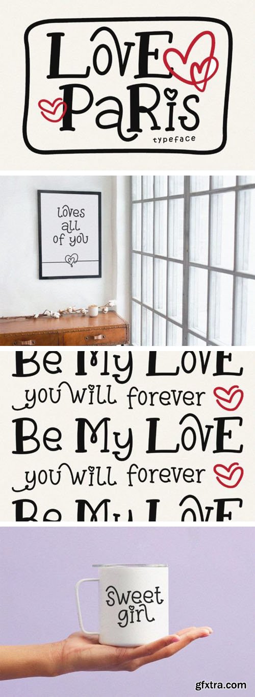 Love Paris Typeface Love Paris Typeface
