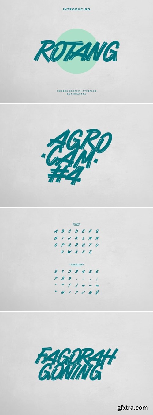 Rotang Font Rotang Font