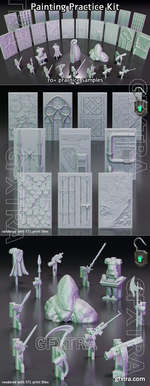 Painting Practice Kit &ndash; 3D Print Model