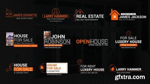 Videohive Real Estate Titles 45570314