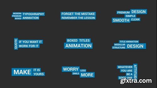 Videohive Boxed Kinetic Typography 45548789 Videohive Boxed Kinetic Typography 45548789