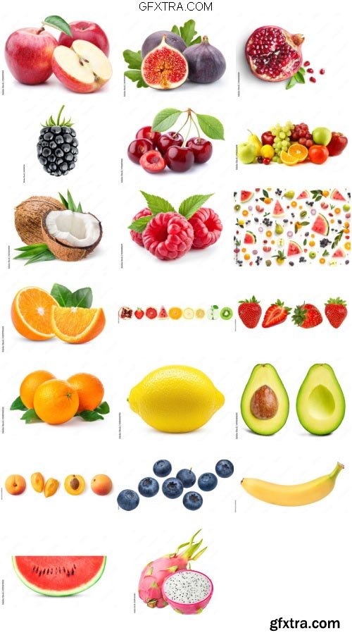 Fruit Pack 2 Isolated 20xJPG
