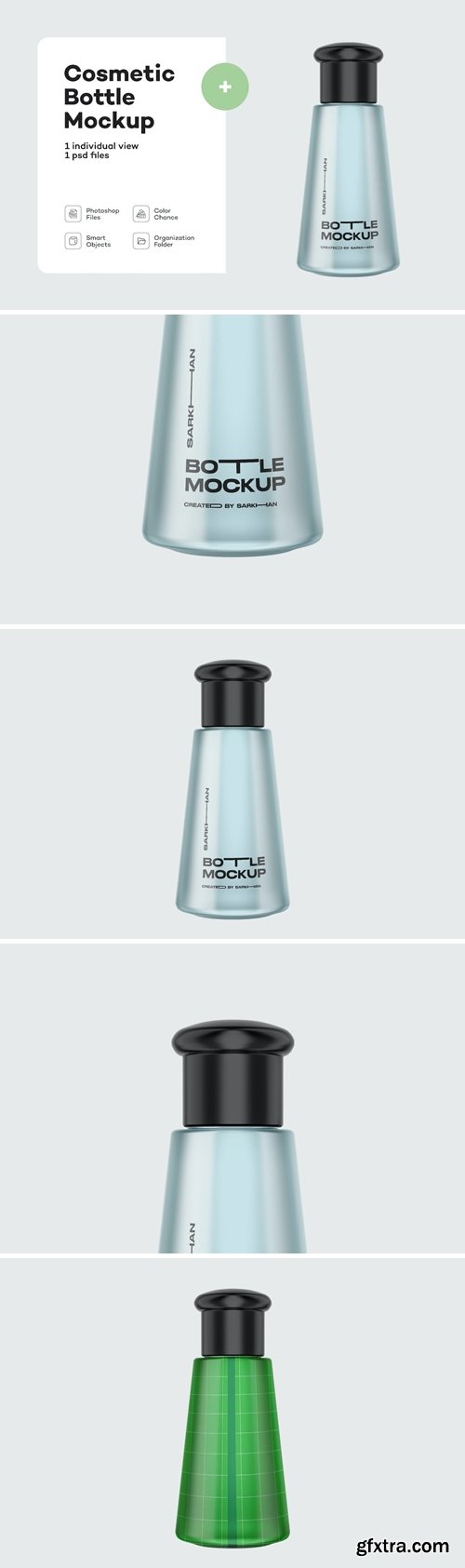Cosmetic Bottle Mockup 5GUKAZV Cosmetic Bottle Mockup 5GUKAZV