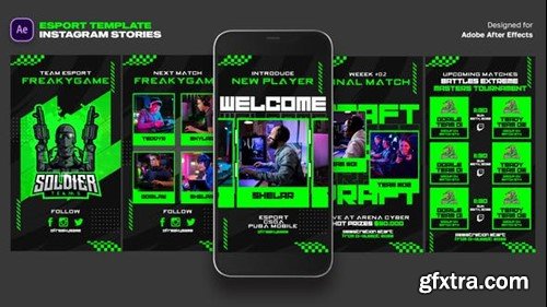 Videohive Esport Instagram Stories Template 45571235