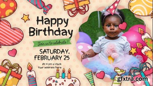 Videohive Happy Birthday Intro 45590020