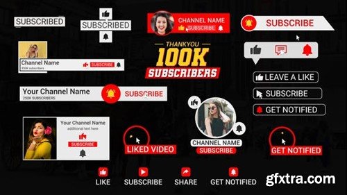 Videohive Modern Youtube Subscribe Titles 45611454