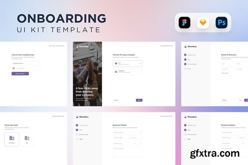 User Onboarding Flow UI Kit ZQKT7SR