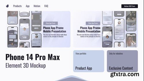 Videohive App Phone Element 3D 45639803 Videohive App Phone Element 3D 45639803