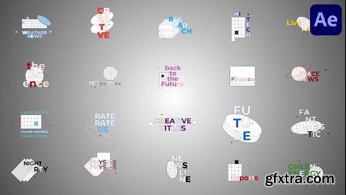 Videohive Abstract Technology Titles for After Effects 45653502