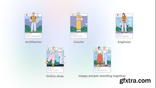 Videohive Different Work - Post Instagram 45266092