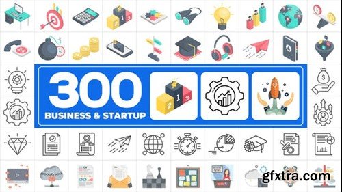 Videohive 300 Icons Pack - Business & Startups 45655212 Videohive 300 Icons Pack - Business & Startups 45655212