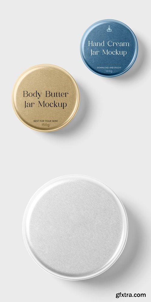 Beauty Metal Jar - PSD Mockup Template Beauty Metal Jar - PSD Mockup Template