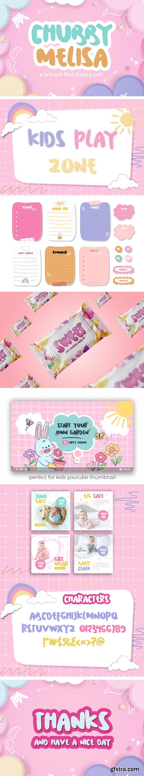 Chubby Melisa Font Chubby Melisa Font