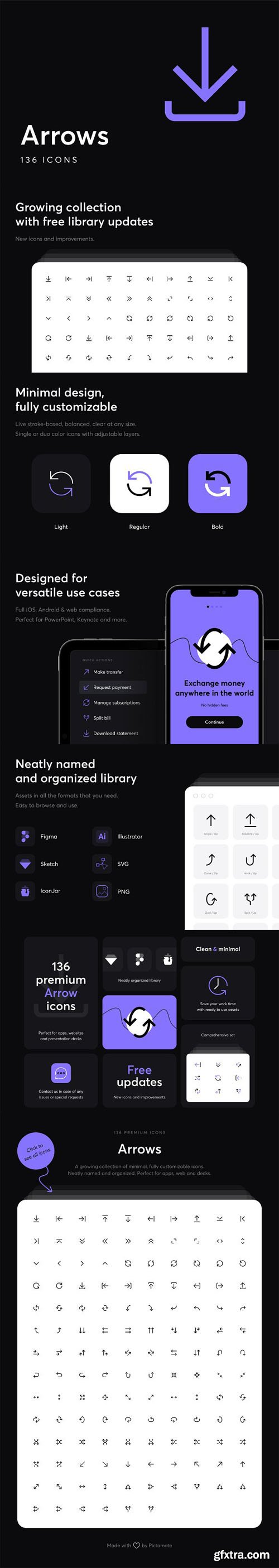 Arrows - 136 Icons Arrows - 136 Icons