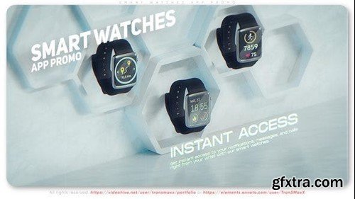 Videohive Smart Watches App Promo 45639893 Videohive Smart Watches App Promo 45639893