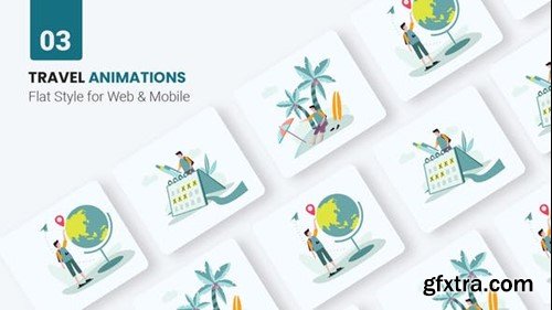 Videohive Travel Tour Animations - Flat Concept 45707258 Videohive Travel Tour Animations - Flat Concept 45707258