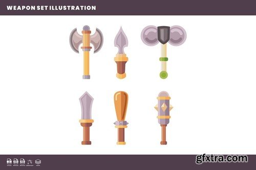 Weapon Set Illustration