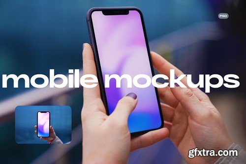 Mobile Mockup holding