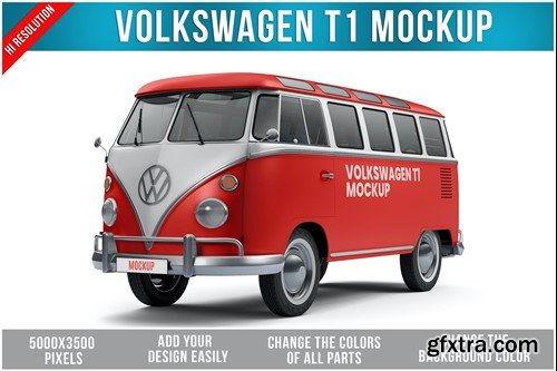 Volkswagen T1 Mockup