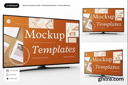 4K UHD Samsung TV Mockup