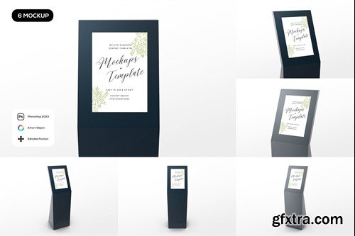 Ads Information Kiosk Mockup