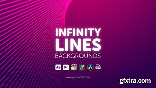 Videohive Infinity Lines Backgrounds 45757176