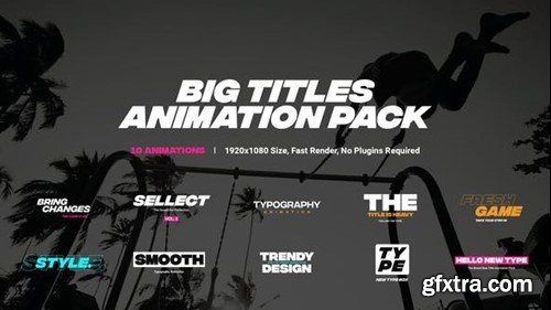 Videohive Titles Animation Pack 45650556 Videohive Titles Animation Pack 45650556