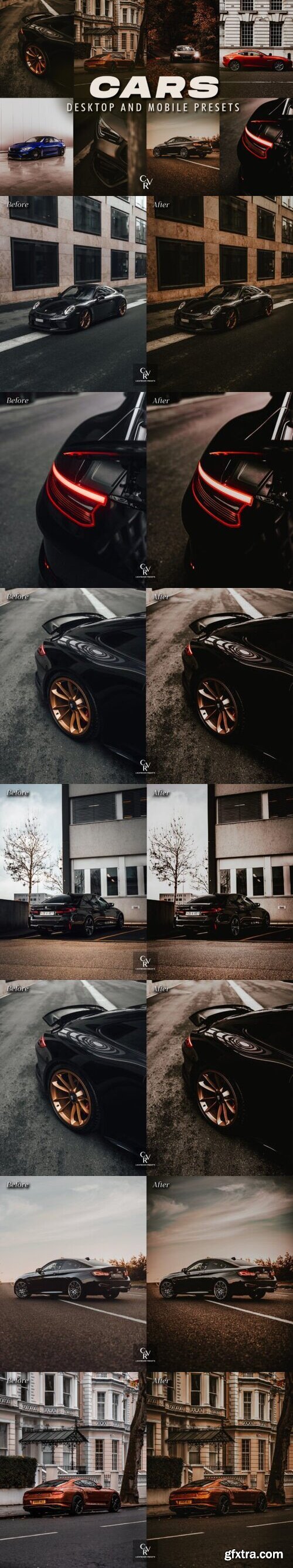 15 Cars Lightroom Presets