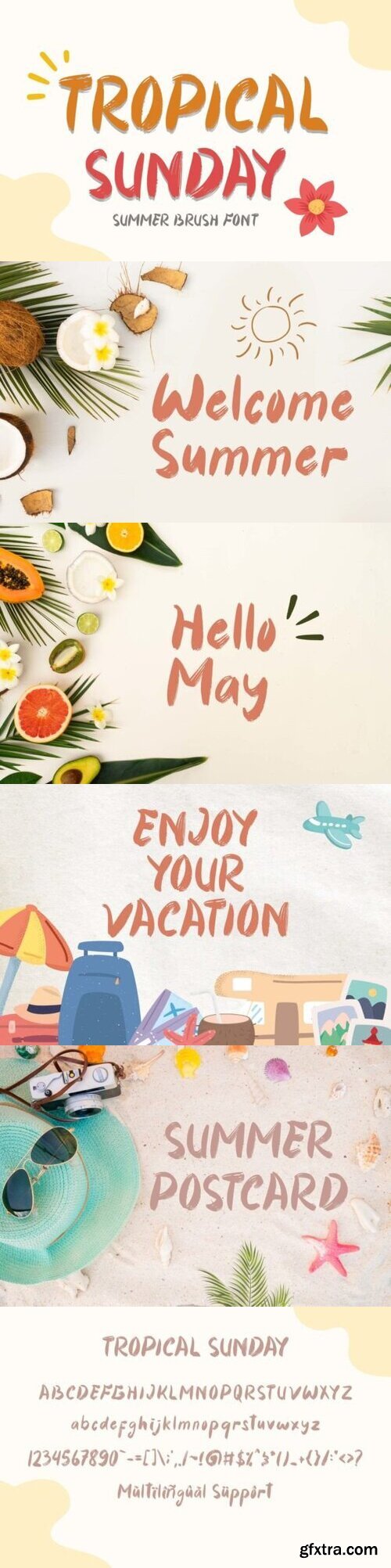 Tropical Sunday Font