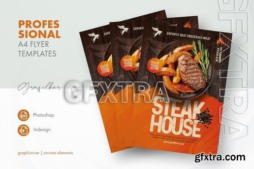 Steak House Flyer Templates LP5EG8B