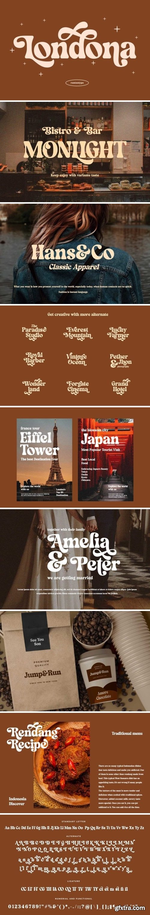 CM - Londona - Retro Serif Font 16520921 CM - Londona - Retro Serif Font 16520921