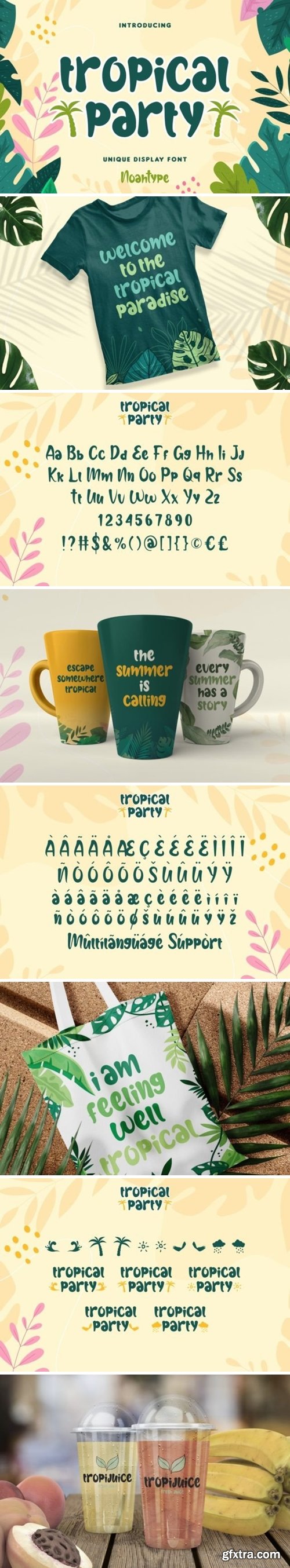 Tropical Party Font Tropical Party Font