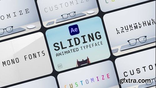 Videohive Sliding Animated Typeface For After Effects 45775934 Videohive Sliding Animated Typeface For After Effects 45775934