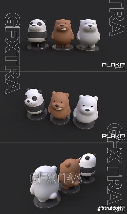 We Bare Bears – 3D Print Model » GFxtra