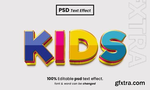 PSD poster that says psd kids in blue and yellow