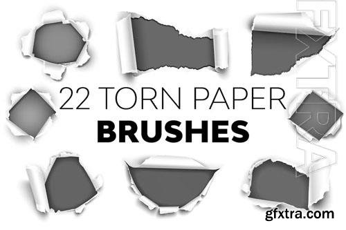 Torn Paper Brushes 