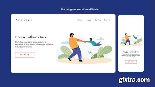 Videohive Animation Illustration - Happy Father's Day 45776859 Videohive Animation Illustration - Happy Father's Day 45776859