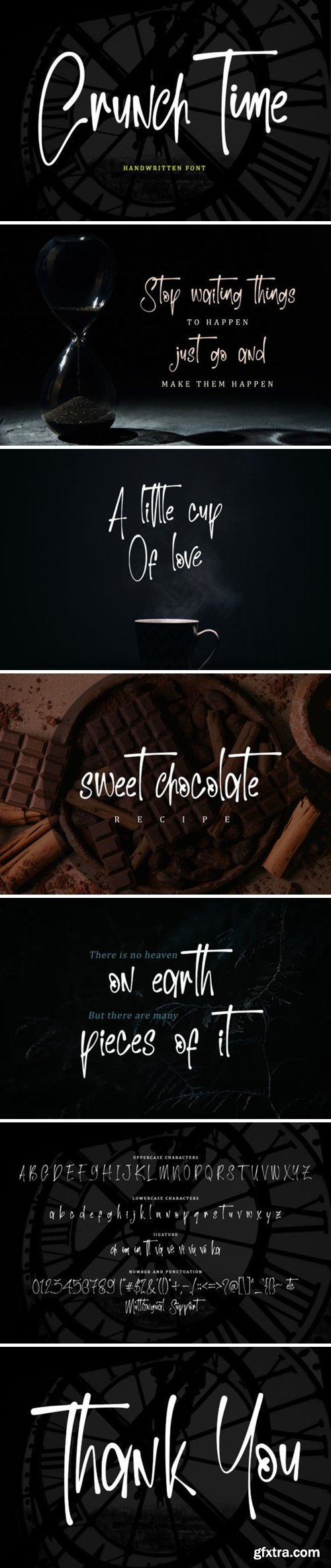 Crunch Time Font Crunch Time Font