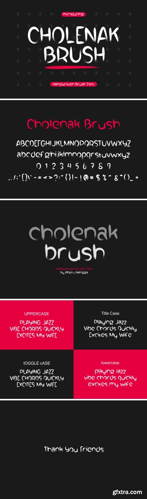 Cholenak Brush Font Cholenak Brush Font