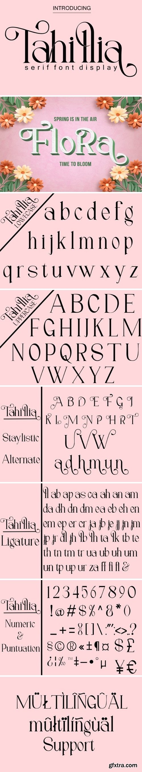 Tahillia Font Tahillia Font