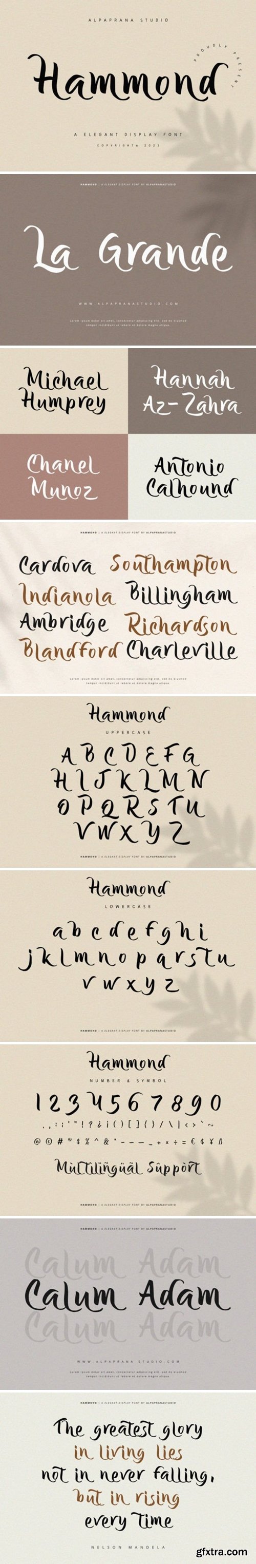 Hammond Font