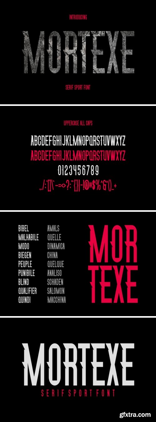 Mortexe Font