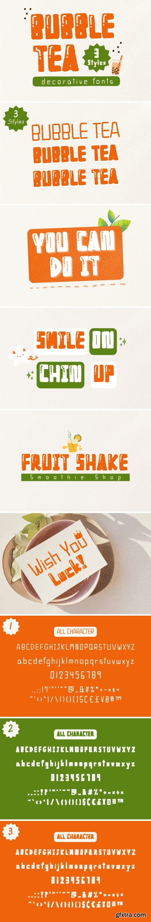 Bubble Tea Font Bubble Tea Font