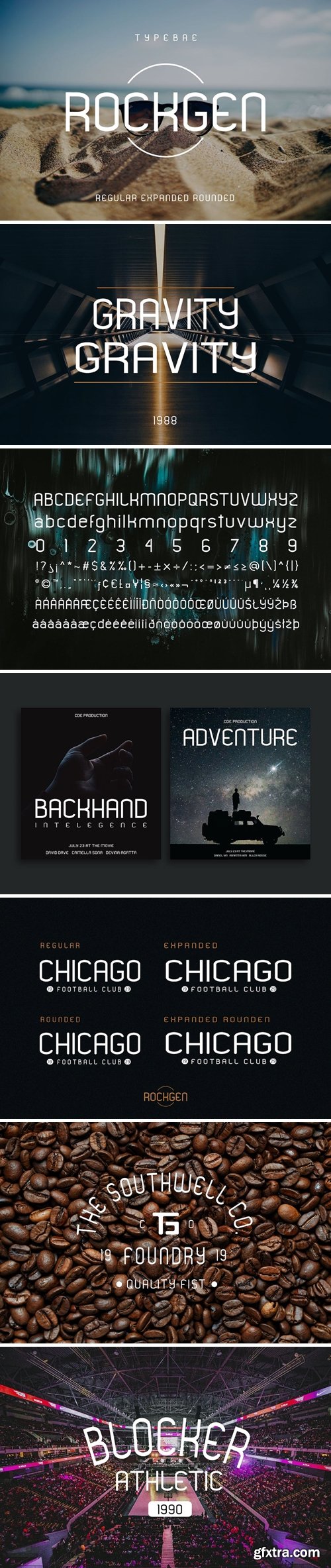 Rockgen Typeface Font