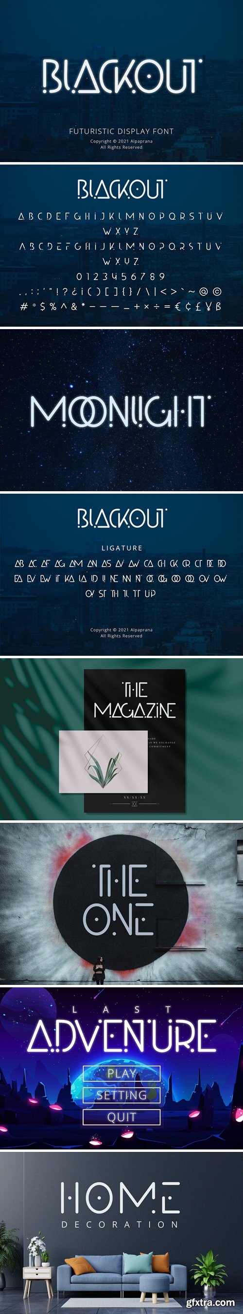 Blackout Font Blackout Font