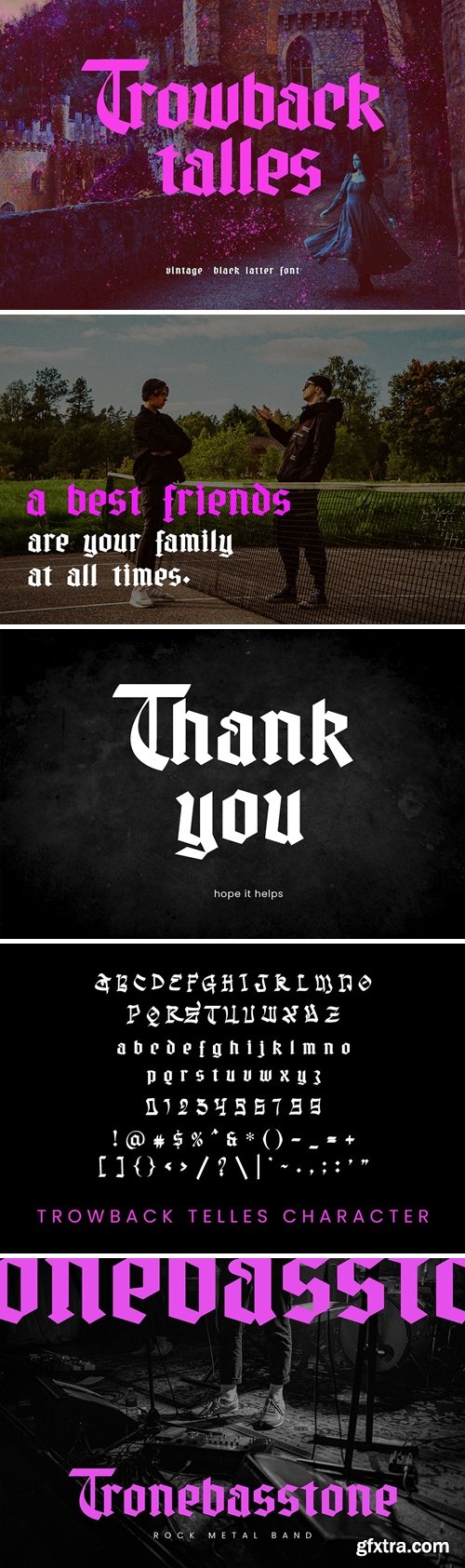Trowbacktalles - Blackletter Font