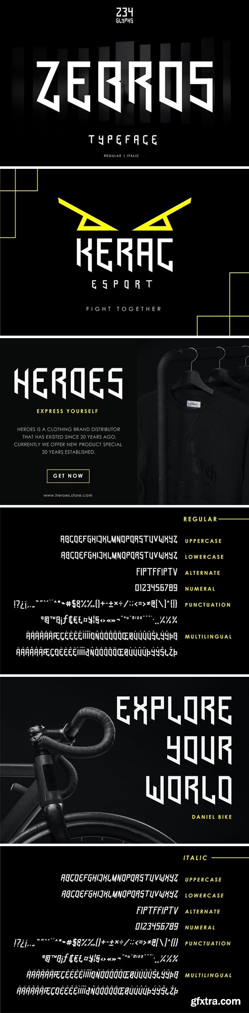 Zebros Futuristic Logo Font